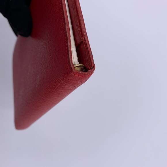 Authentic Gucci Red 6-ring Agenda Planner - Picture 8 of 15